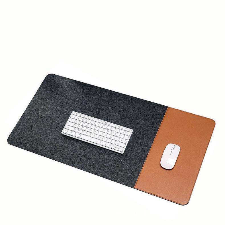 Stain-Resistant Felt Leather Extra Large Esports Gaming & Office Desk Mouse Pad