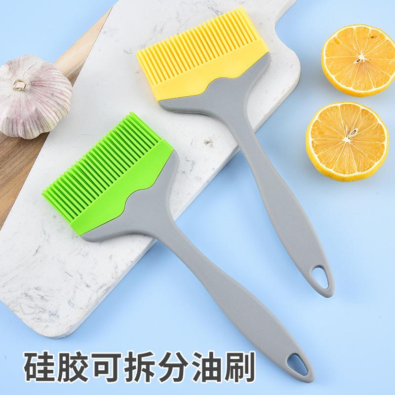 

Large Silicone Split Oil Brush Zibo Barbecue Brush 9CM Widened Household Baking Brush
