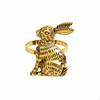 Hare Napkin Holder Alloy Material Easter Bunny Buckle Festive Decoration Vintage Metal