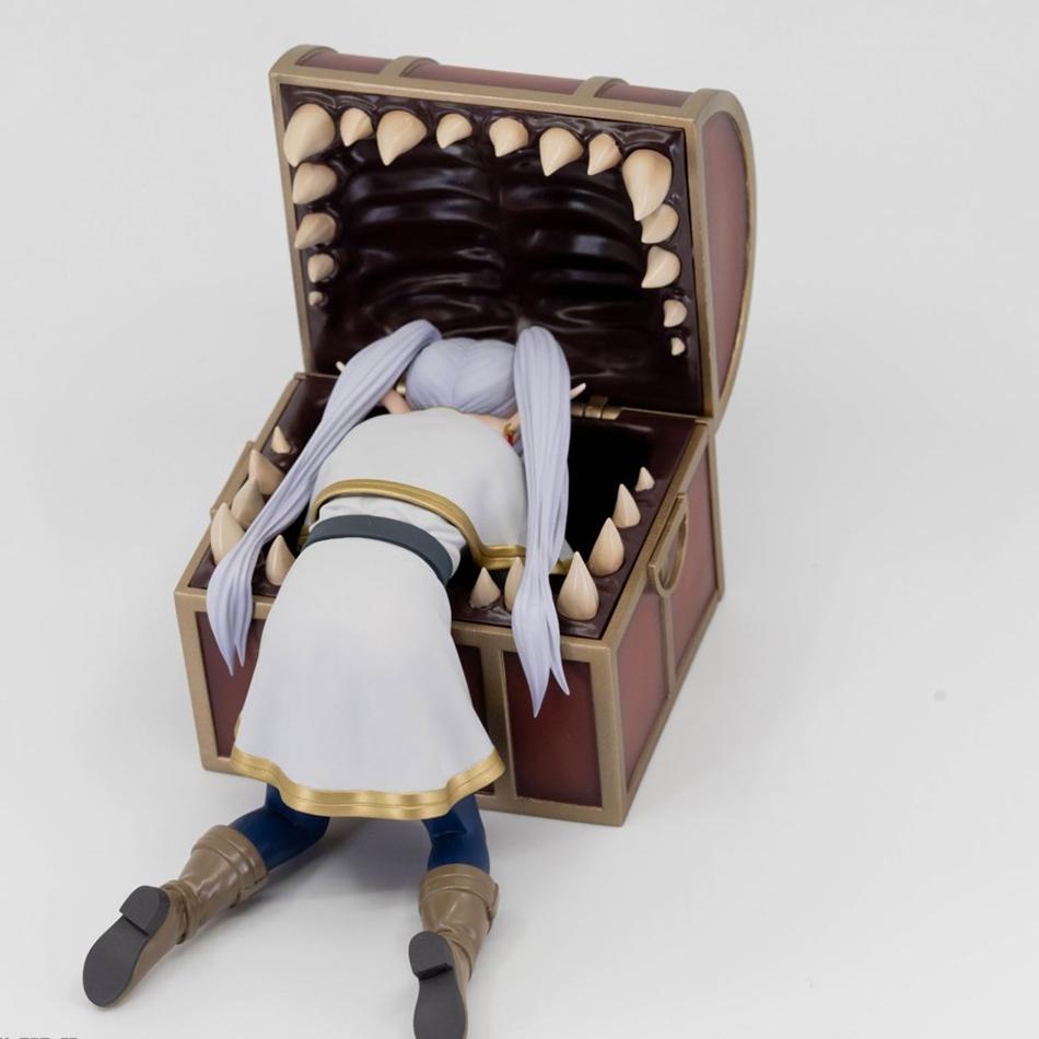 Frieren Beyond Journey's End Frieren Treasure Box Monster Anime Treasure Hunt Frieren Action Figurine Desktop Collection Toys