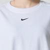 Nike T Shirts Women's White Crew Neck Moderate Straight Fit HF5321-100