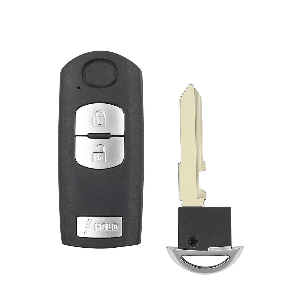 KEYYOU 2/3/4 Tasten Smart Fernbedienung Autoschlüsselanhänger Gehäuse Für Mazda 6 GJ 2014 X-5 Summit M3 M6 sch5 2016 CX-5 2015 Axela Atenza Neu