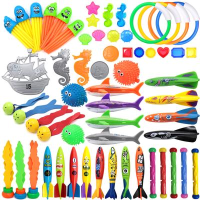 Summer Outdoors Swimming Pool Playing In The Water Toy Kids Diving Toys Children Throwing Toy  for Parent Child Interactive Gift