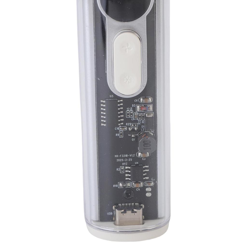 Handheld Fan USB Rechargeable High Speed Silent Fan for Office Bedroom Travel Semiconductor Ice Cooling