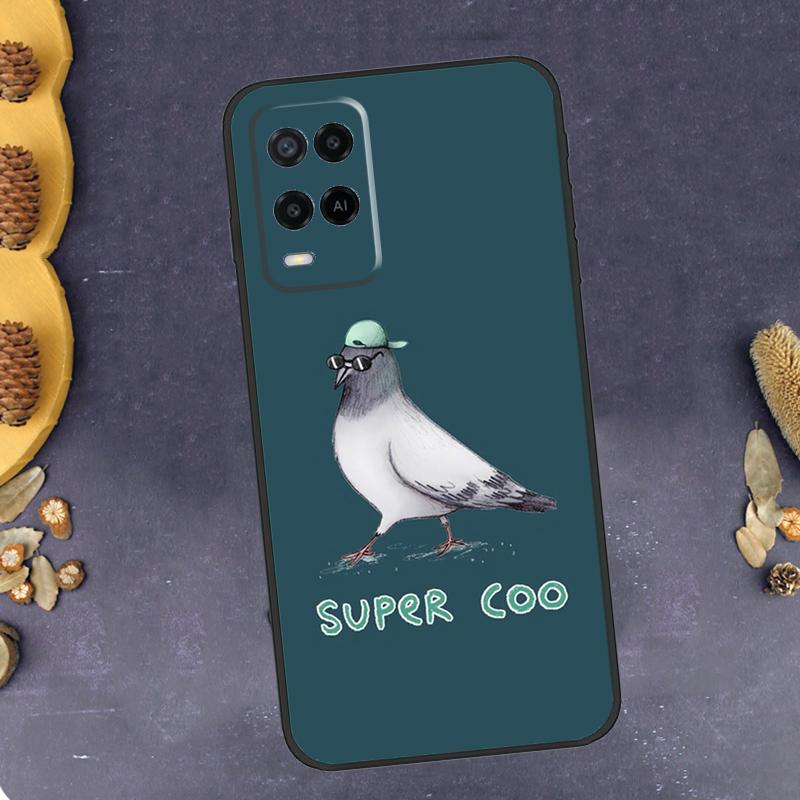 Pigeons Doves Bird Birds Flock Phone Case For Oppo A40 A60 A80 A78 A98 A18 A38 A58 A74 A94 A54 A16 A76 A96 A15 A17 A77 A57S