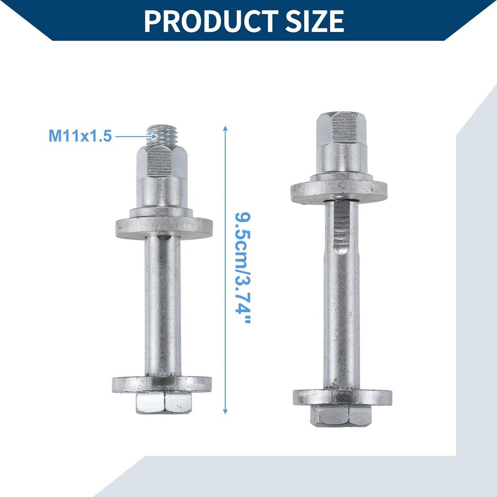 No.06508486AA/6508486AA Rear Toe Link Alignment Bolts for Dodge Durango 2011-2023 for Jeep Grand Cherokee WK 2016-2017 2022/ Rear/Durable Metal