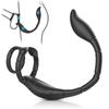 Vibrating Butt Plug for Men Prostate Massager Anal Vibrator for Beginner Anal Plug Cock Ring Perineum Stimulator Sex Toy for Men