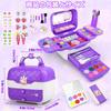 VCYCTO Makeup Toy for Kids Cosmetic Princess Kids Makeup Toy Washable Makeup Birthday Gift for Girls Ages and Christmas Gift Set, Girls, Makeup, Set,