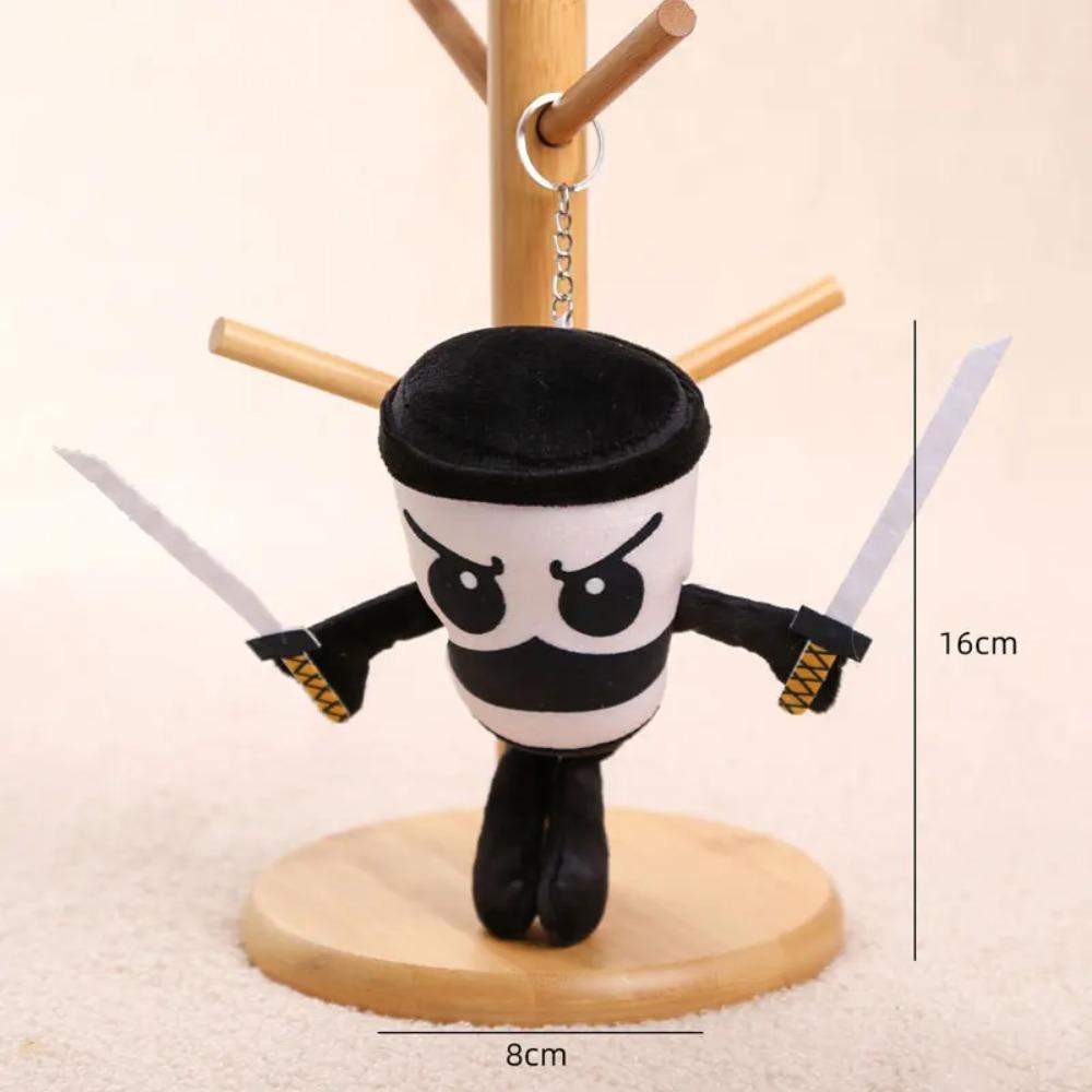 16-18cm Italian Brainrot Plush Keychains Doll Keyring Stuffed Peluche Toy Tralalelo Tralala Tung Tung Tung Sahur Gift