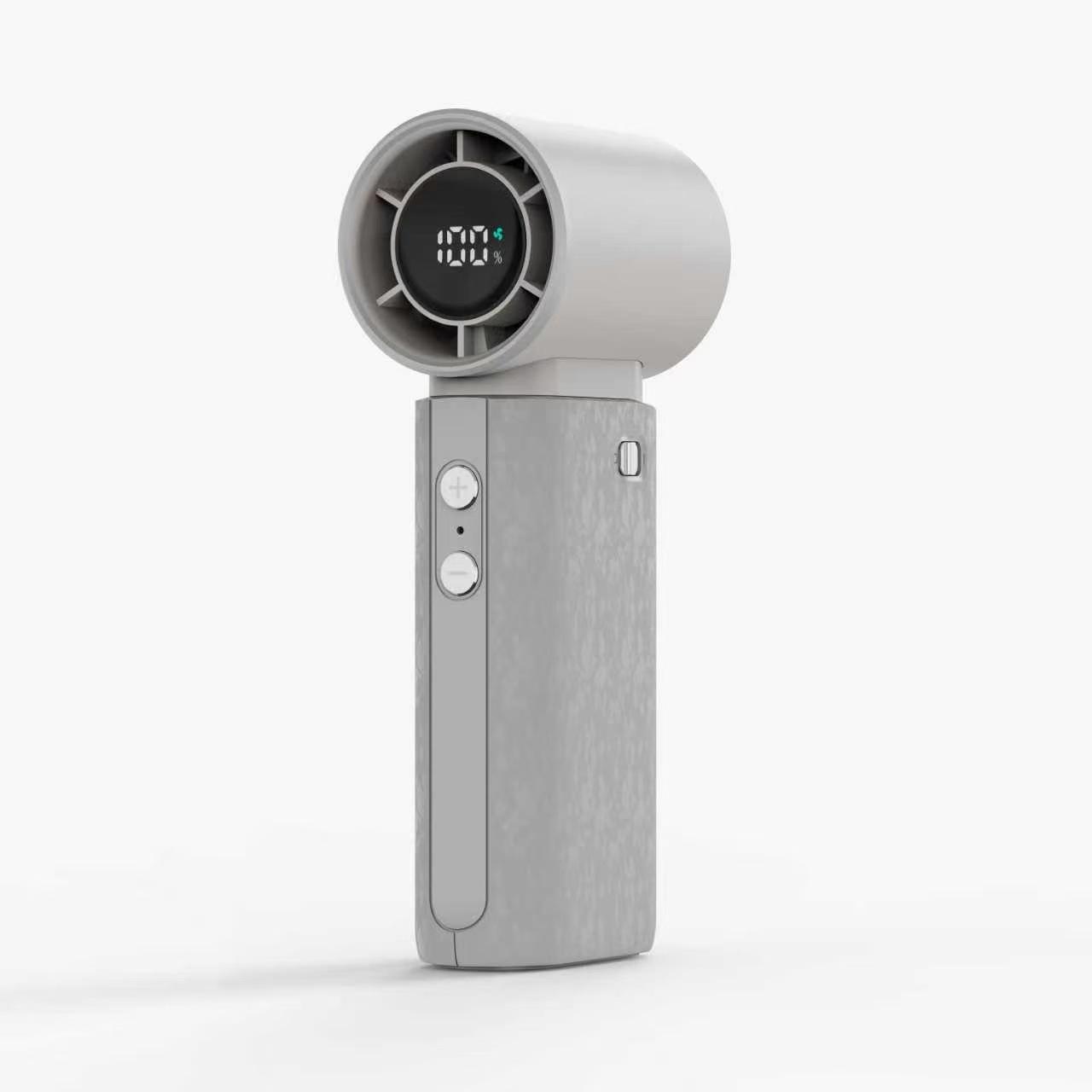 Turbo Mini Handheld Fan with High-Speed Digital Display Charging 2026 Model Private Mold Fan