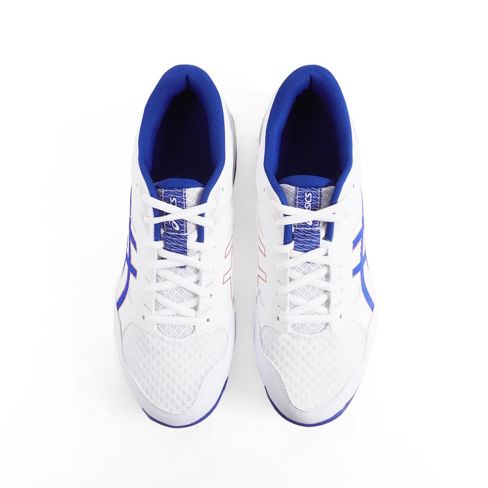 Asics Gel Rocket 11 2E Wide White Monaco Blue Unisex Sneakers 1073A077-100