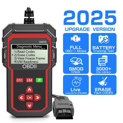 Car Diagnostic Tools ELM 327 OBD2 Scanner OBDII EOBD Read/Clear Fault Code V410 OBD2 Code Reader Auto Engine System Detection