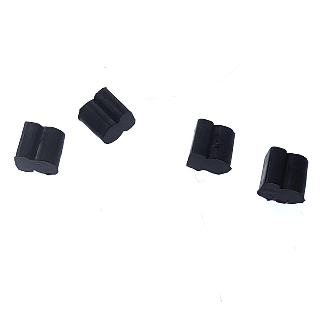 Silicone Pads for Tenor Horn and French Horn Valves Rubber Pads Rubber Stopper for Rotor Valves Transparent Elastic Leather Pads