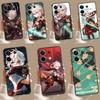 Genshin Impact Kaedehara Kazuha Case For Xiaomi Redmi Note 9 10 11 12 13 Pro Plus 9S 10S 11S 12S Redmi 12 10C 9C 13C Coque