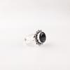 Black Onyx Gemstone 925 Sterling Silver Jewelry Handmade Bohemian Ring For Wife RR-7-18