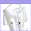 Felpa T-shirt in Cotone Stile Vintage da Donna con Stampa Manica Corta Top Casual