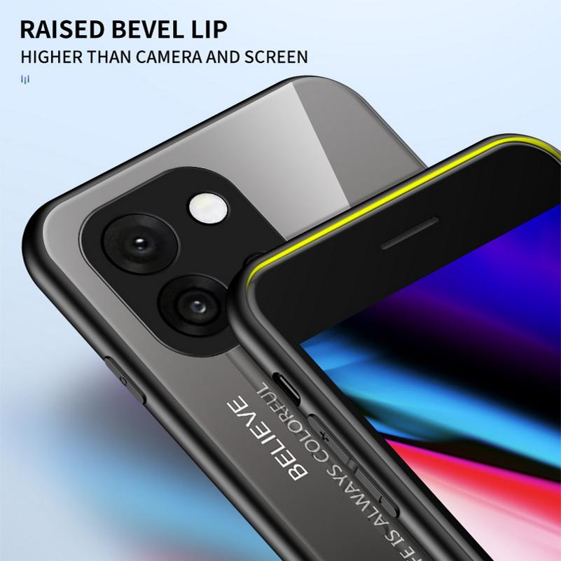 Gradient Tempered Glass Protect Case for OnePlus 13T One Plus Nord Ce 4 Lite 3 N30 Glossy Cover
