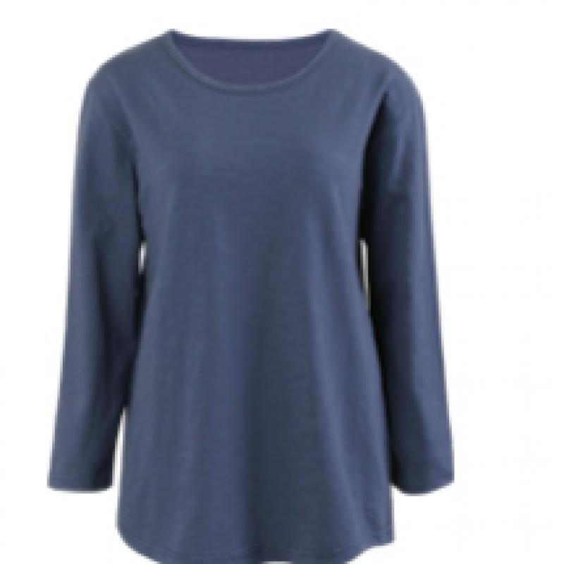 Shop   Women S Round Slub CoTTon 3 4 Sleeve T ShirT Ivory Dai wSh 1003