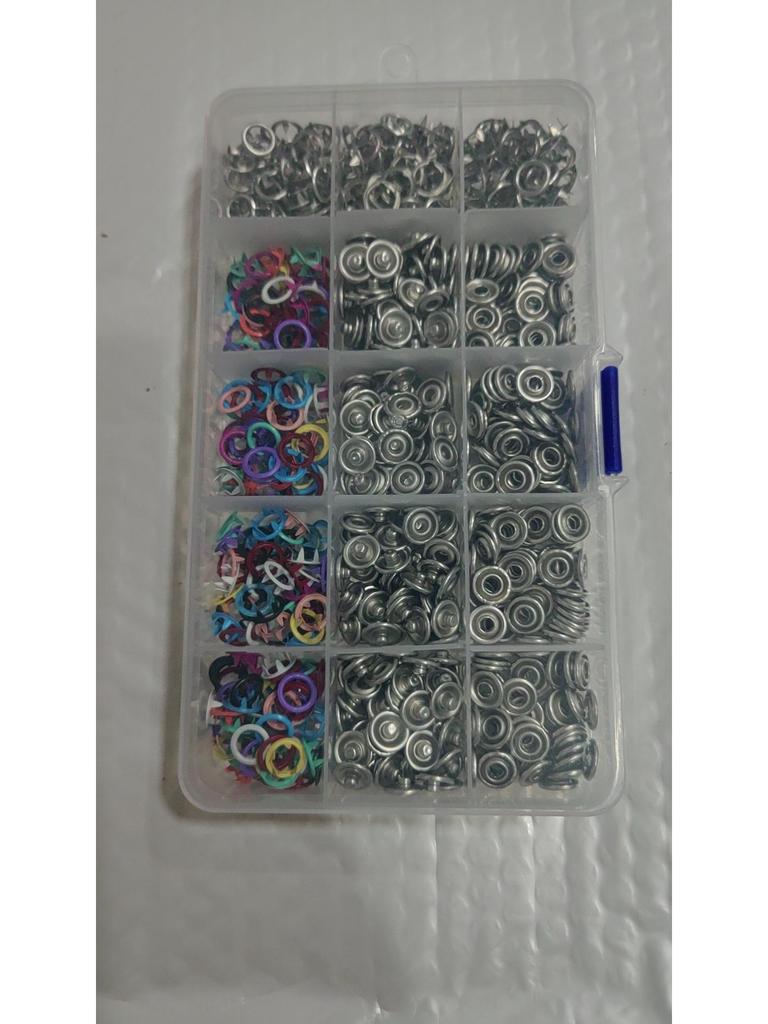 Five-Claw Snap Hand-Press Tool Set: No-Sew Pliers for Male-Female Snap Rivet Buttons