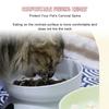 Erhöhte Katzennäpfe, keine Verschüttungen, geneigte, erhöhte Futter- und Wassernäpfe für Katzen und kleine Hunde