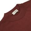 VERNO [Casual] Cashtouch Crew-Neck Knit Maroon_Relax-Fit