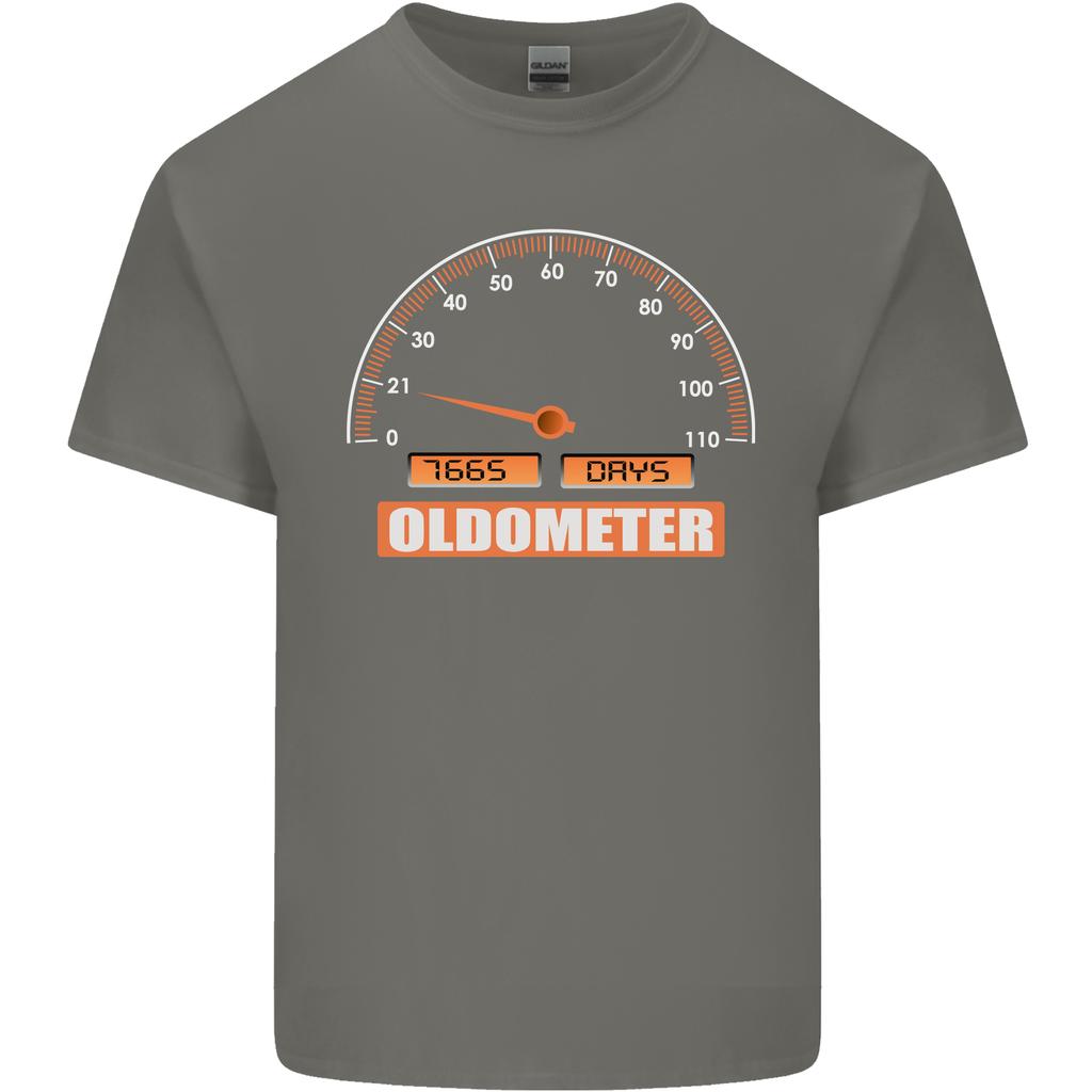 21st Birthday 21 Year Old Ageometer Funny Unisexs Light Cotton TShirt