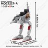 MOOXI Star Wars Mech Veicolo Cannone Carro Armato Armi Nave da Trasporto Soldati Modello Mattoncini Fai da Te Blocchi da Costruzione Assemblati Giocattolo per Bambini