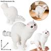 Realistic Exotic Orange Tabby Cat Heart Model Ornament
