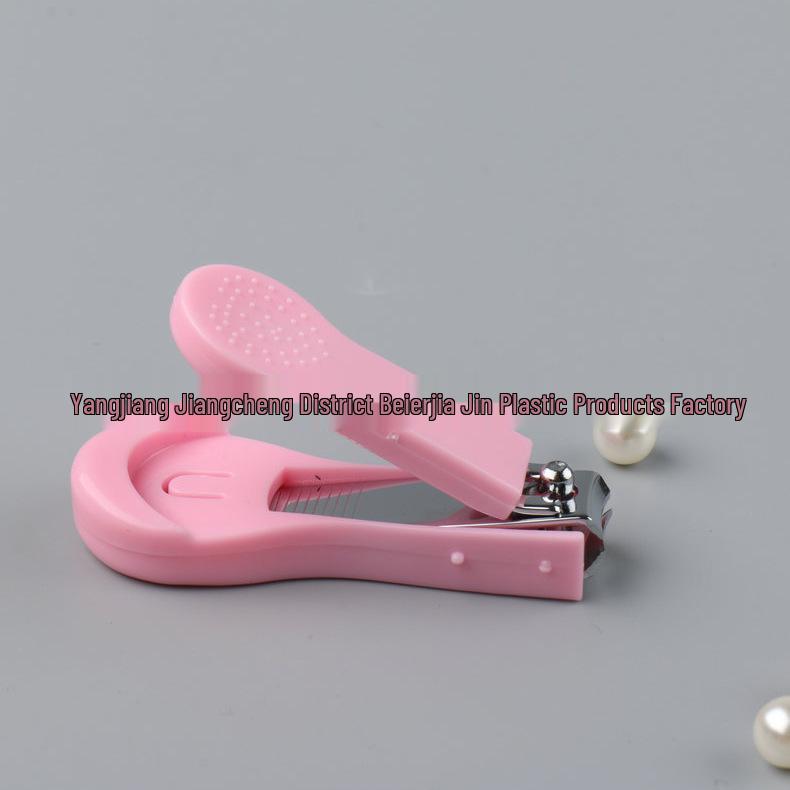 Baby Plastic & Stainless Steel Nail Clippers Repair Knife for Household Use