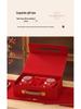 Wedding Tea & Chopstick Set: Red Bowls for Toasting & Happy Celebrations.