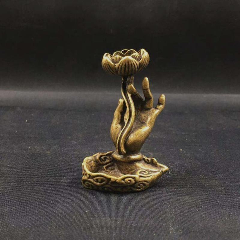 62KD Hand Lotus Incense for Burner Incense Base Air for Fresh Purifier Censer for Indoor Outdoor Room Air for Fresh To