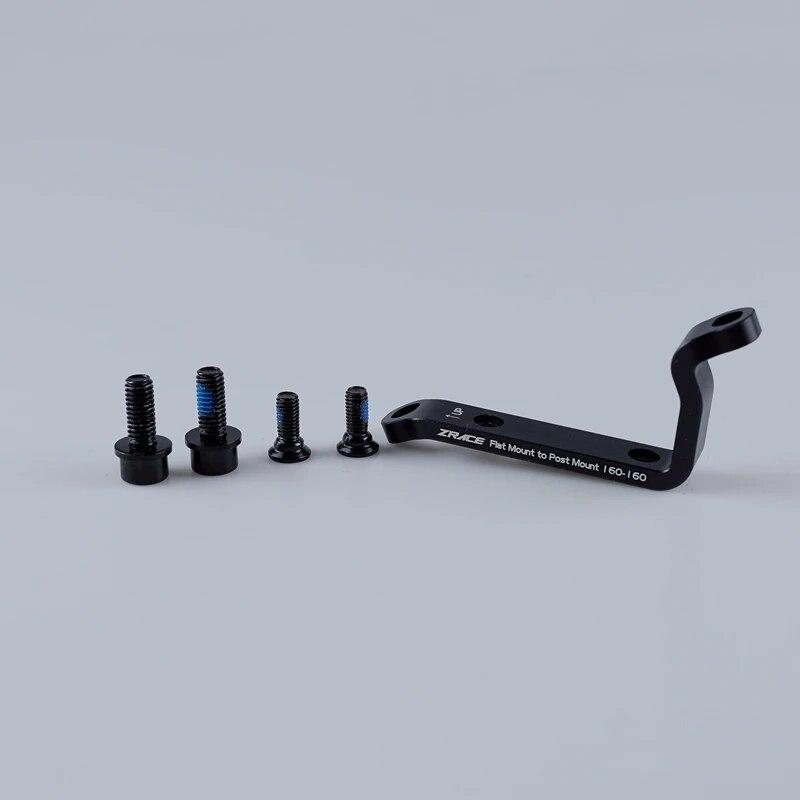 ZRACE Post Mount to Flat Mount Brake Adapter, 140mm / 160mm, Post to Flat Mount Brake Adapter 160