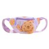 Capybara Plush Printed Crossbody Chest Bag Children Cartoon Leisure Pack Waist