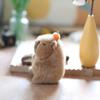 Animals Capybara Plush Keychain Stuffed Doll Capybara Plush Key Chain  Backpack Decoration