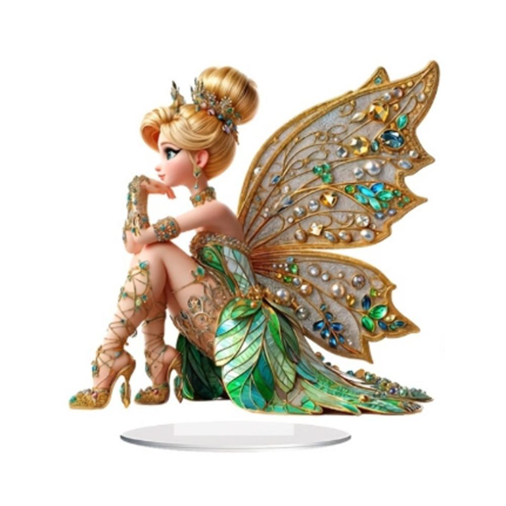 Se základní akrylovou sochou víla Ornament Vodotěsný Stolní Ornament Stolní dekorace