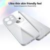 KEYSION Transparent Phone Case for OPPO Reno15 Pro Max 5G Soft Silicone+PC Clear Shockproof Phone Back Cover for OPPO Reno15 F 5G