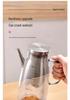 Glass Oil Dispenser: Leak-Proof, Precise Measurement for Cooking Oils, Soy Sauce, or Vinegar. Perfect for Your Kitchen.