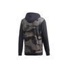 Adidas Originals Camo Full-Zip Hooded Jacket Men Outerwear Black ED7073