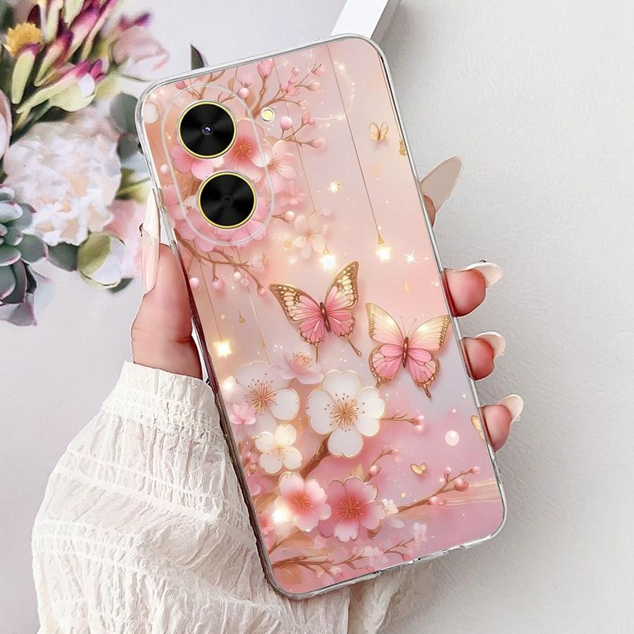 Phone Case for Xiaomi Poco C71 2025 Luxury Painted Back Cover TPU Capa Soft Silicone Fundas for Xiaomi PocoC71 Proective Case