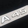 3d ABS Chrome Black Logo A45 Emblem Letters Sticker Nameplate Car Trunk Badge For Mercedes Benz A45 AMG W176 W177 Accessories RN1