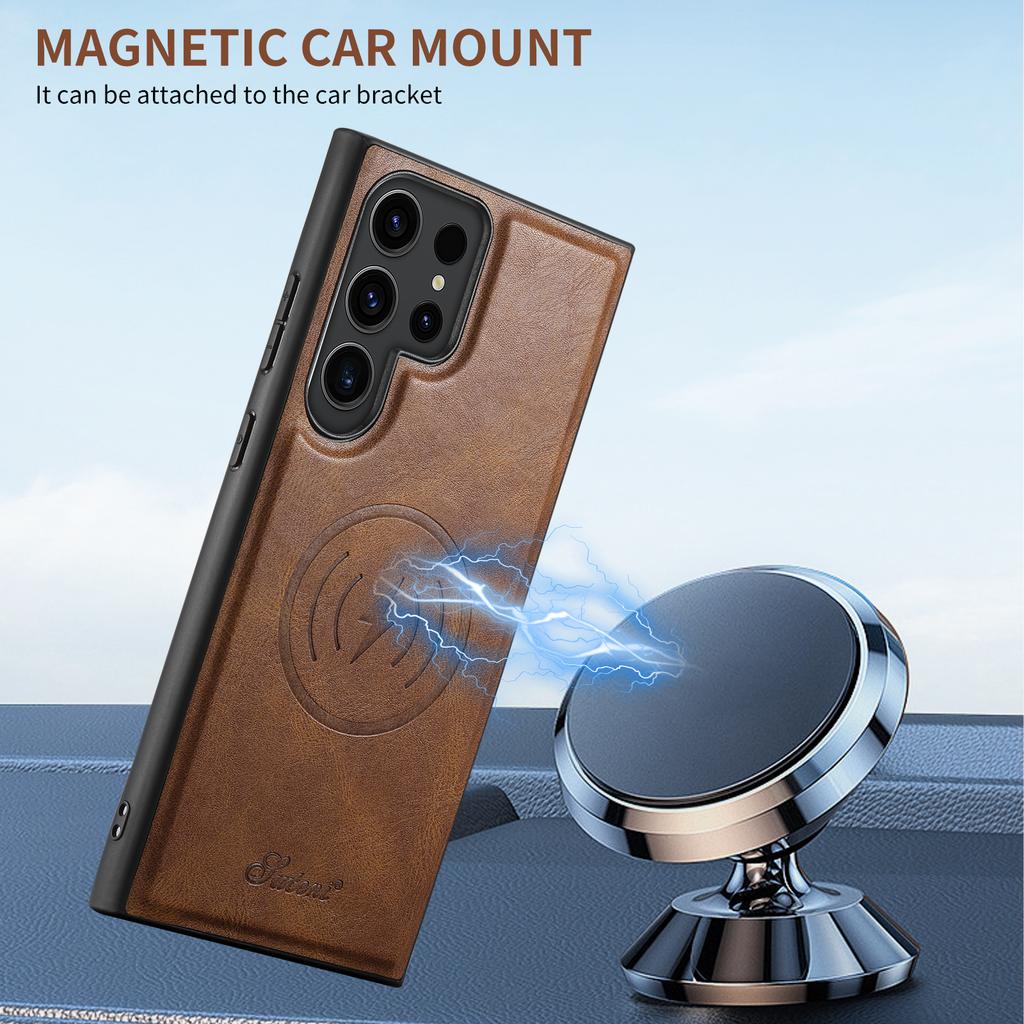 SUTENI H15 For Samsung Galaxy S22 Ultra 5G Case Kickstand 2 in 1 Magnetic Detachable Phone Cover