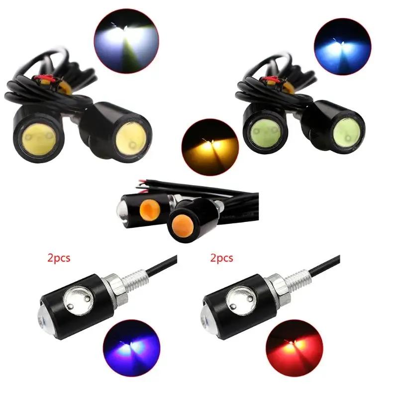 1Pair Universal Motorcycle LED Mini Turn Eye Turn Indicators for Kawasaki for Honda