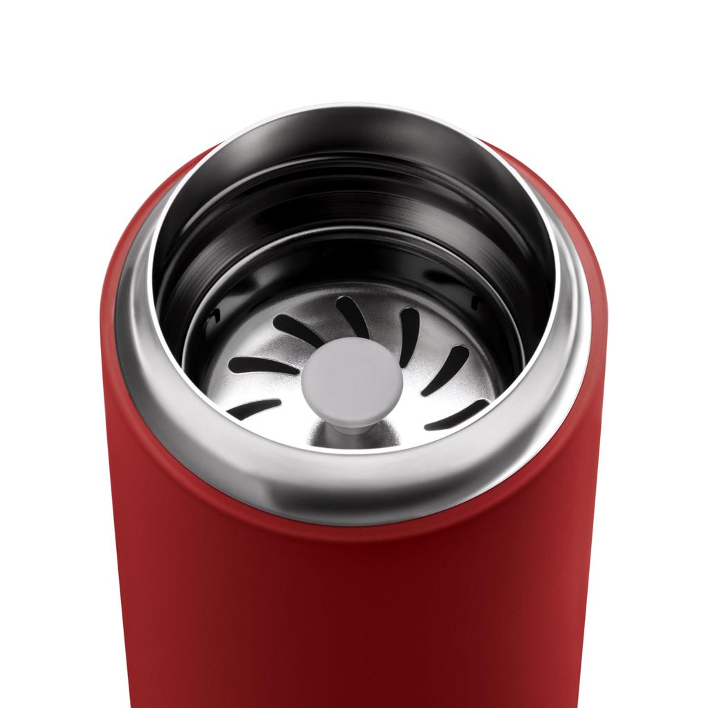 Fellow Carter Move Mug, Official Manufacturer Insulated Tumbler, Perfect for Travel and Commuting (Red, 16oz (470ml))