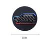 New 2Pcs High Quality Non-slip Elastic Durable Real Carbon Fiber Car Auto Water