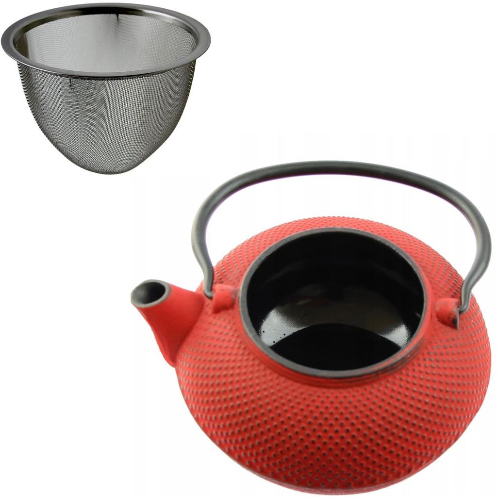 1.5L CAST IRON KETTLE TEMPERATURE WARMER + TEA INFuser