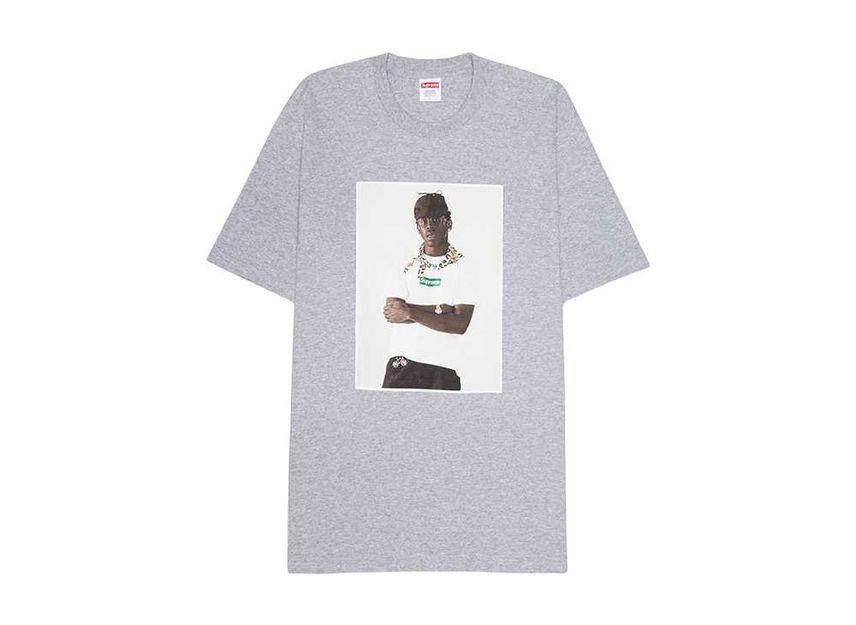 Supreme Tyler, The Creator Tee Heather Grey L
