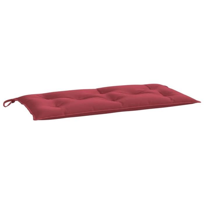 VidaXL Garden Bench Cushion, Bench Cover with String Ties, Waterproof Outdoor Cushion, Bordeaux Red 361573