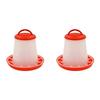 HHO-2X 1.5Kg Automatic Chicken Feeder Bucket Rooster Hen Feeding Device, Farm Animal Poultry Quail Pigeon Feeding Supplies