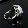 Vintage Finger Rings Women Oval 11x17MM Big Stones S9525 CopperJewelry Ring Party Weeding Engagement Gifts