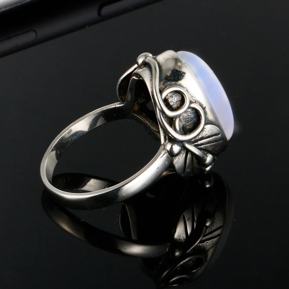 Vintage Finger Rings Women Oval 11x17MM Big Stones S9525 CopperJewelry Ring Party Weeding Engagement Gifts